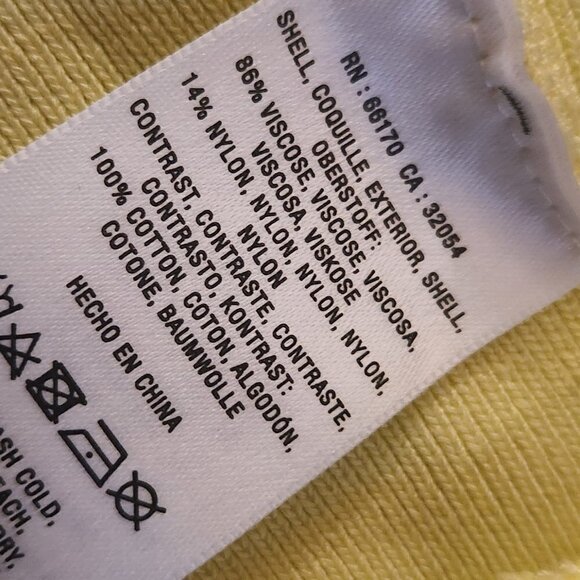 Anthropologie Yellow Sweater. NWT. Size Medium. Host Pick. - Picture 13 of 14
